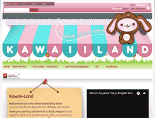 Tablet Screenshot of kawaii-land.com